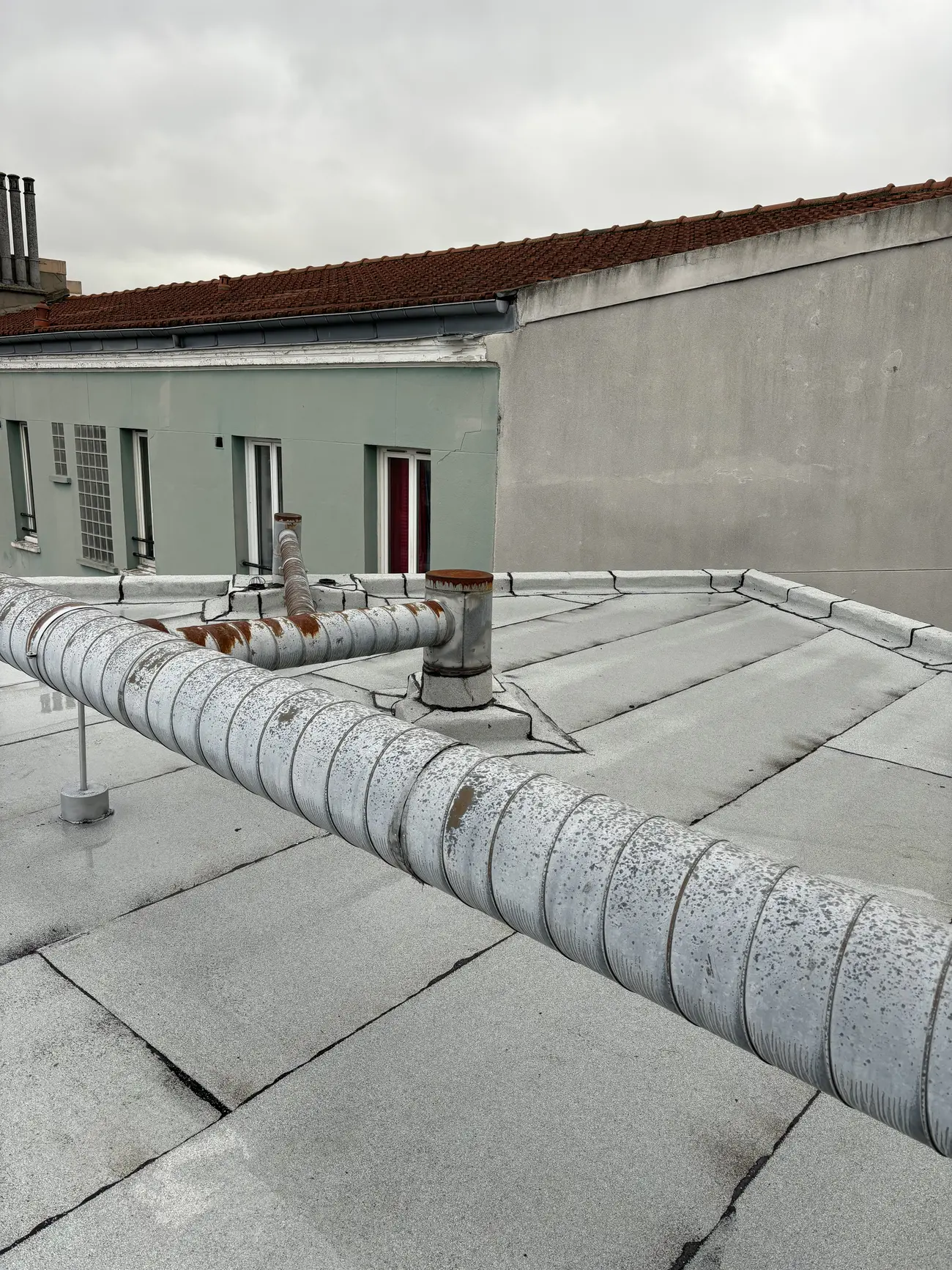 Toiture terrasse étanchéité — Toiture zinc