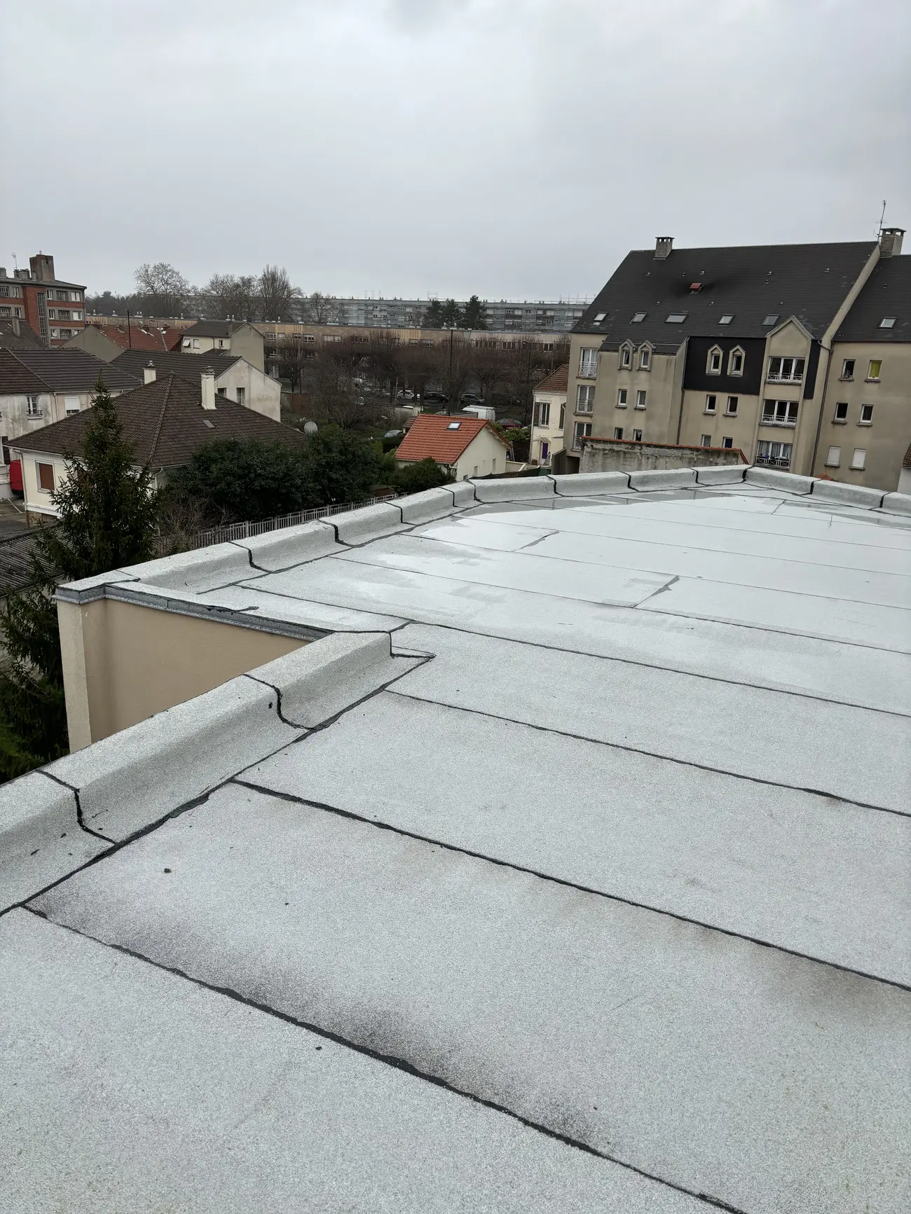 Toiture terrasse étanchéité — Toiture zinc