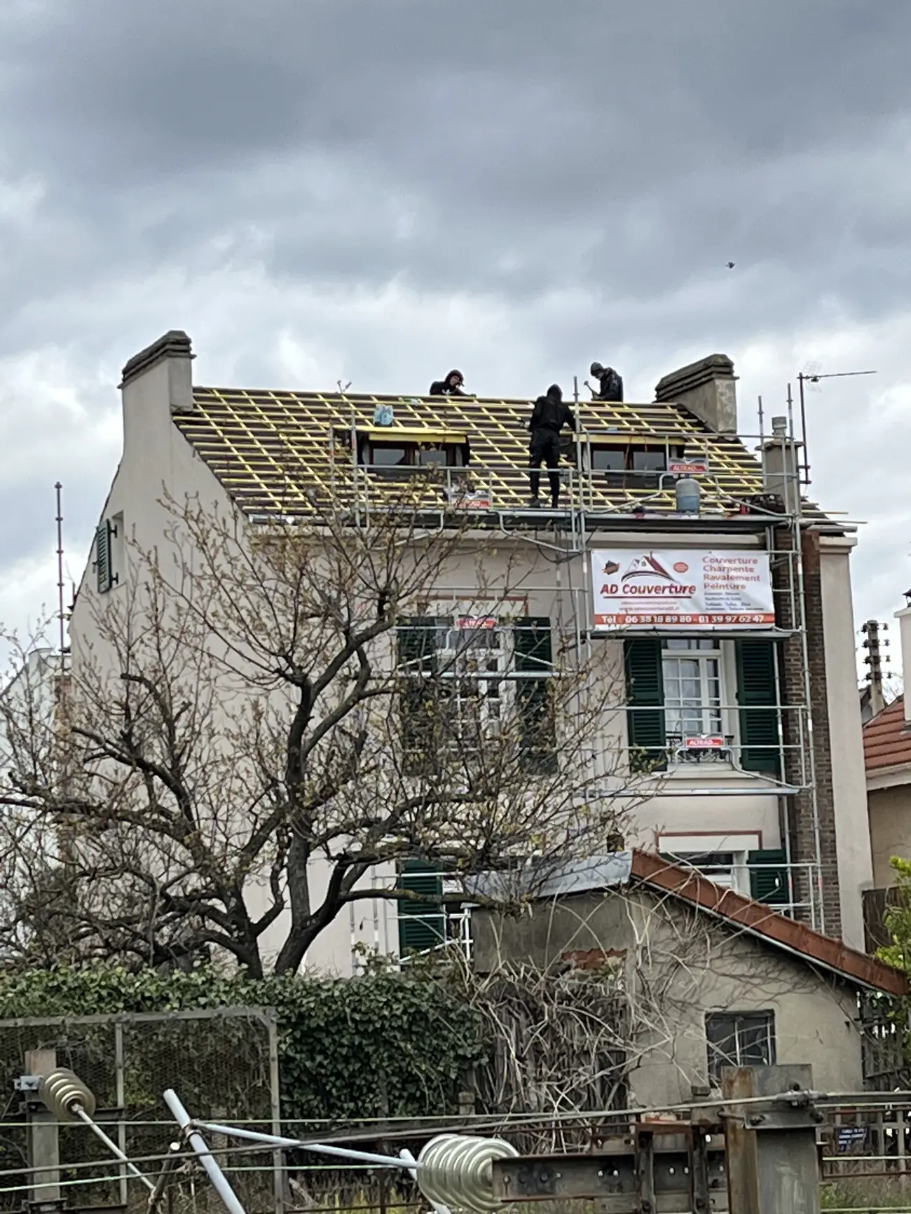 Echafaudage de ravalement — Façade & ravalement