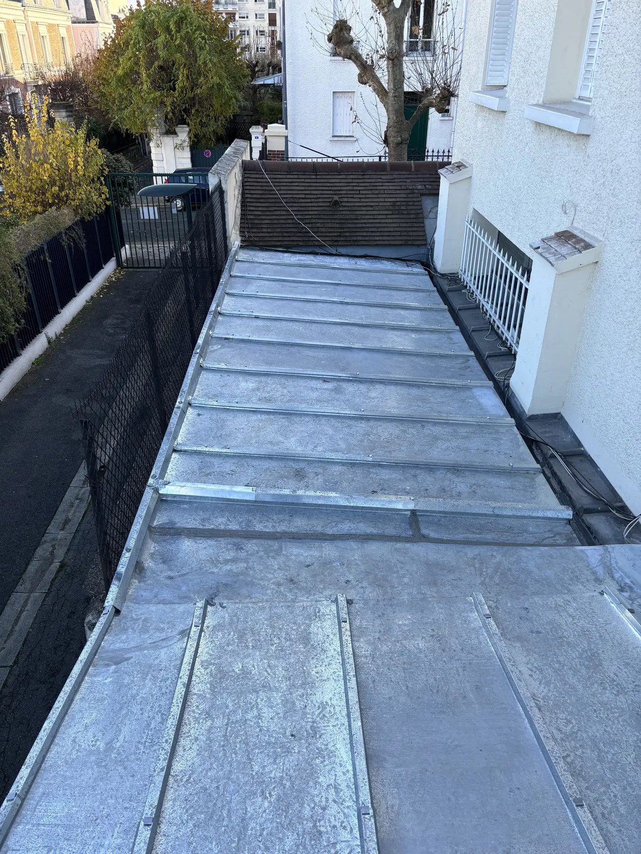 Couverture zinc joint debout — Toiture zinc