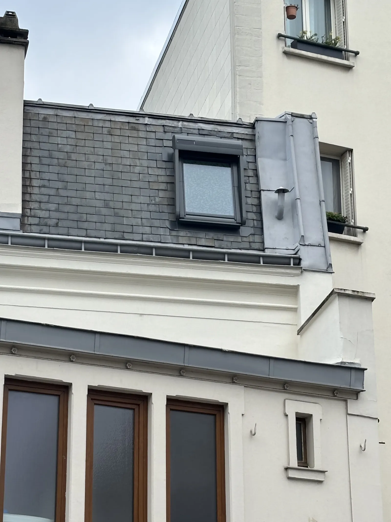 Réalisation : Lucarne en ardoise et zinguerie — Toiture ardoise