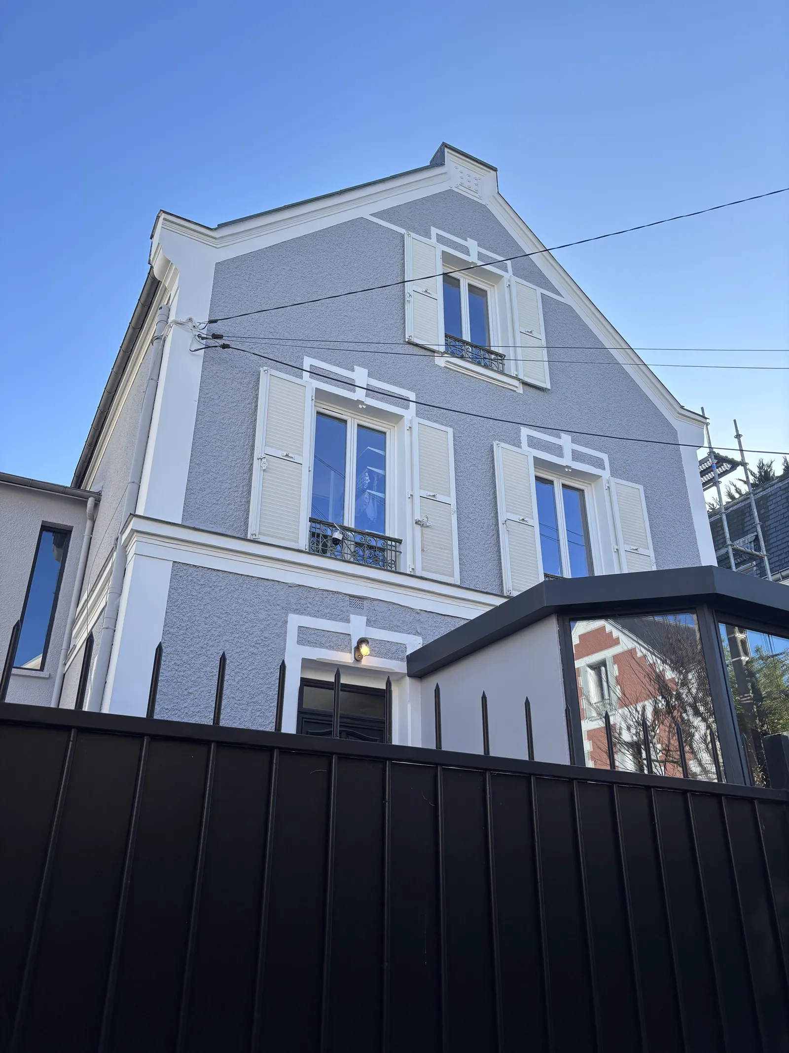Façade ravalée et bardage zinc — Façade & ravalement